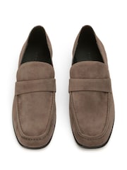 Tony Bianco Brown Suede Gigi Loafers - Image 4 of 5