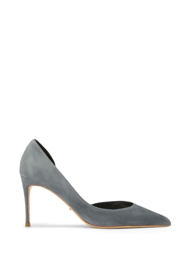 Tony Bianco Grey Suede Paris Court Shoes - Image 1 of 4 Tony Bianco Grey Suede Paris Court Shoes - Image 1 of 4