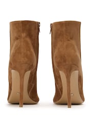 Tony Bianco Brown Suede Amar Stiletto Ankle Boots - Image 5 of 5