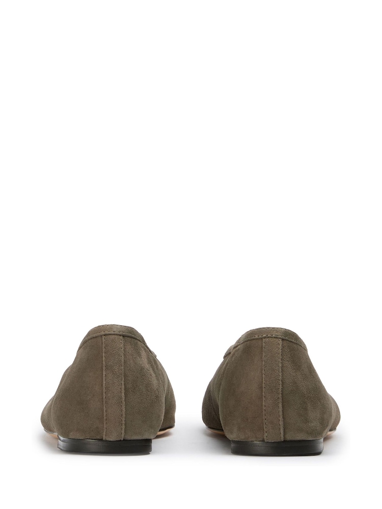 Tony Bianco Grey Suede Bianca Ballet Flat - Image 5 of 5 Tony Bianco Grey Suede Bianca Ballet Flat - Image 5 of 5