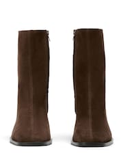 Tony Bianco Brown Suede Square Toe Remi Ankle Boots - Image 5 of 5