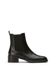 Tony Bianco Black Leather Jazlyn Chelsea Boots - Image 2 of 4