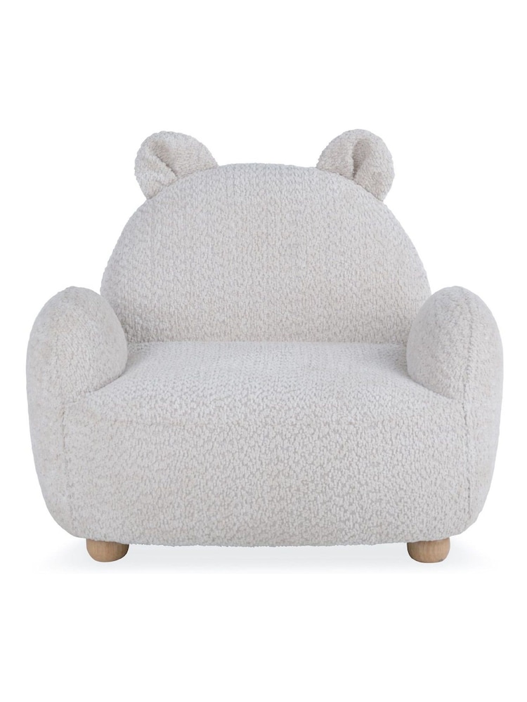 Cuddleco Natural Etta Boucle Bear Kids Chair - Image 2 of 6 Cuddleco Natural Etta Boucle Bear Kids Chair - Image 2 of 6