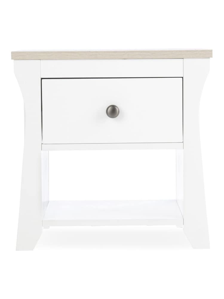 Cuddleco White Clara Bedside Table - Image 2 of 4