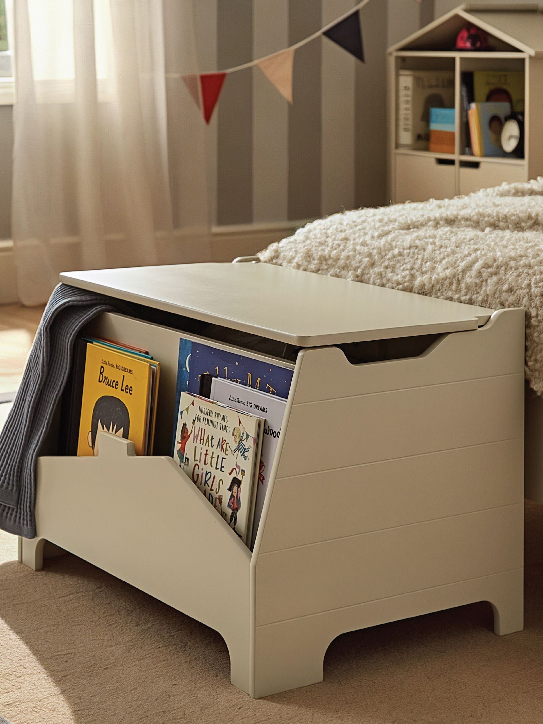 Cuddleco Unisex Kids Natural House Storage Box - Image 2