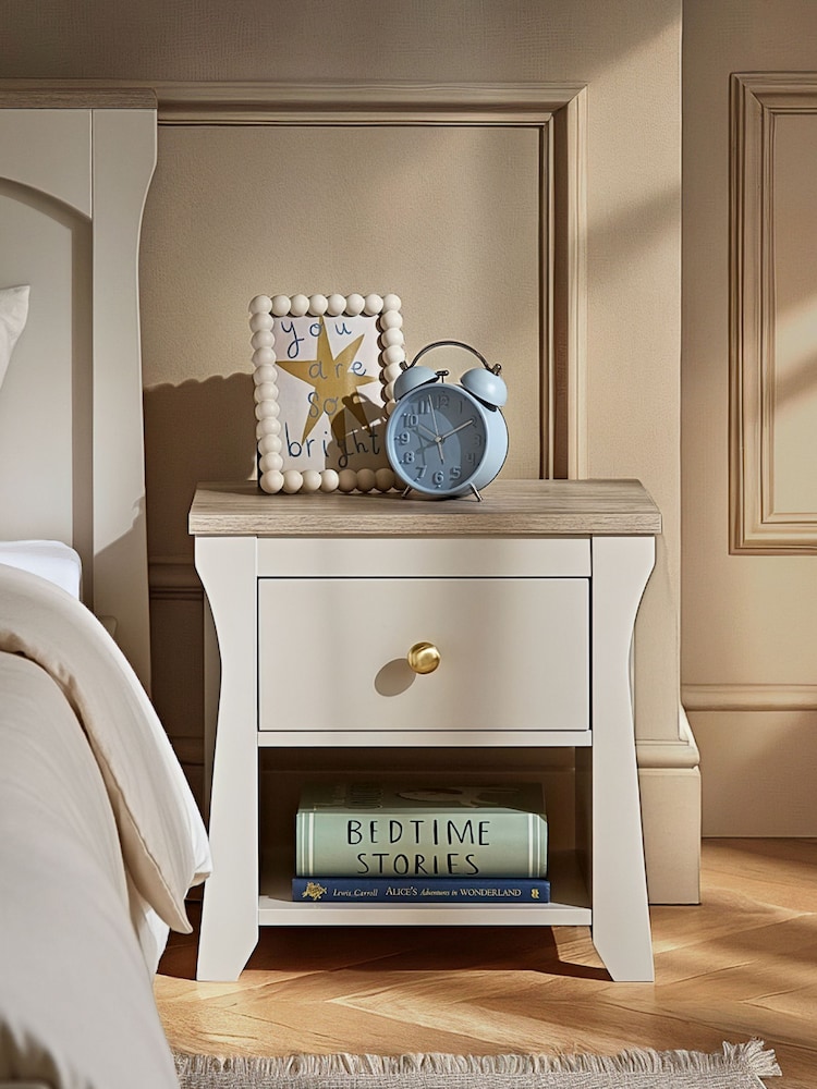 Cuddleco Natural Clara Bedside Table - Image 1 of 4