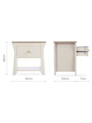 Cuddleco Natural Clara Bedside Table - Image 4 of 4