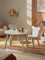 Cuddleco Natural Bear Play Table with 2 Chairs - Image 1 of 6