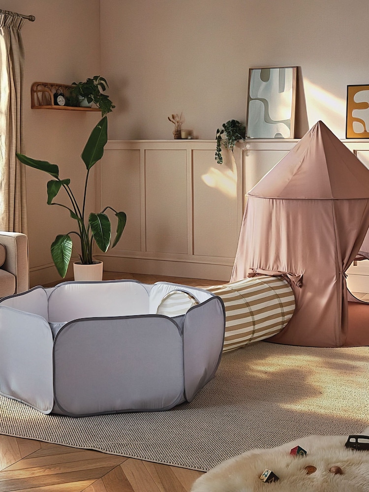 Cuddleco 3 Piece Grey Pop Up Play Set - Image 1 of 8 Cuddleco 3 Piece Grey Pop Up Play Set - Image 1 of 8