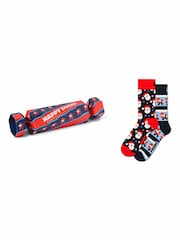 Happy Socks Merry Cracker Gift Set Socks 2 Pack - 4şəkildən 1 şəkil