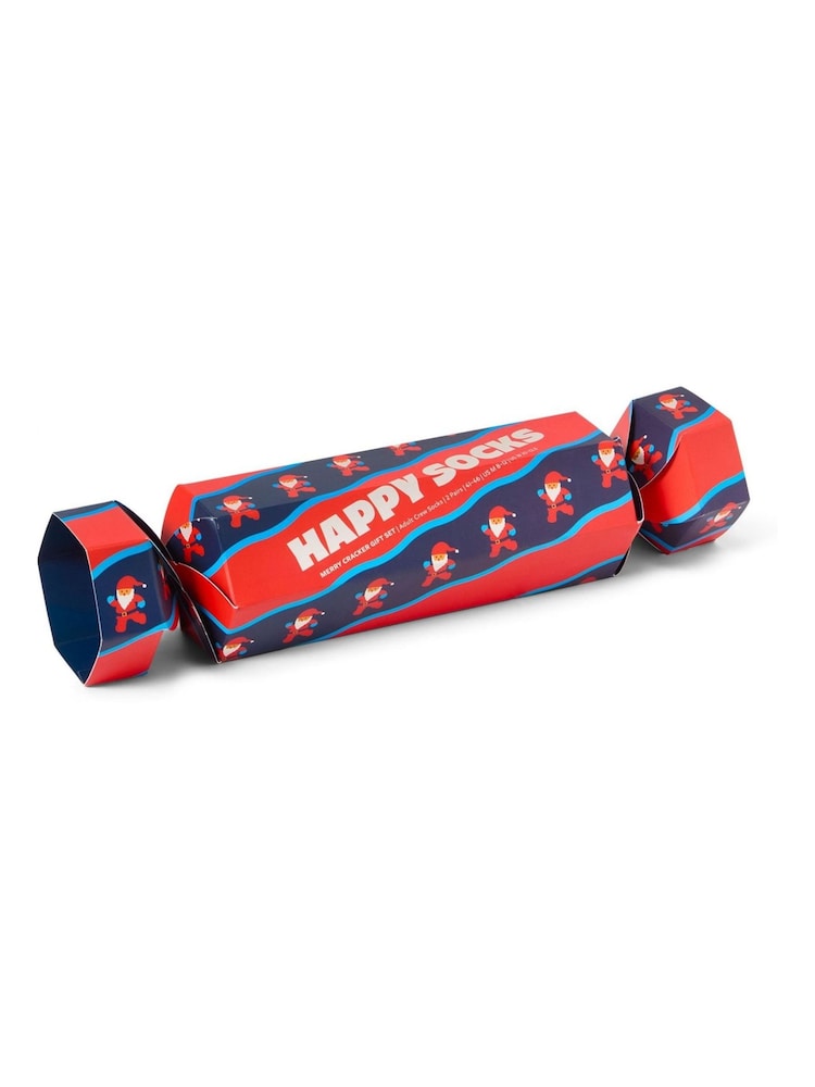 Happy Socks Merry Cracker Gift Set Socks 2 Pack - 4şəkildən 4 şəkil