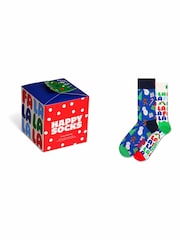 Happy Socks Holiday Cookies Socks Gift Set 2 Pack - Larawan 1 ng 5