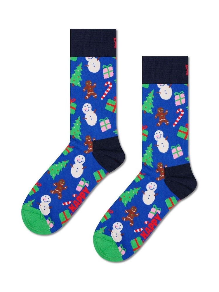 Happy Socks Holiday Cookies Socks Gift Set 2 Pack - Larawan 2 ng 5