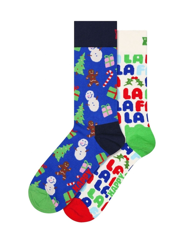 Happy Socks Holiday Cookies Socks Gift Set 2 Pack - Larawan 5 ng 5