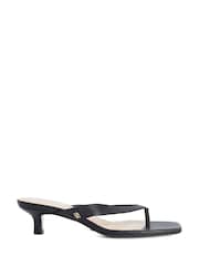 Dune London Black Manic Mules - Image 2 of 6