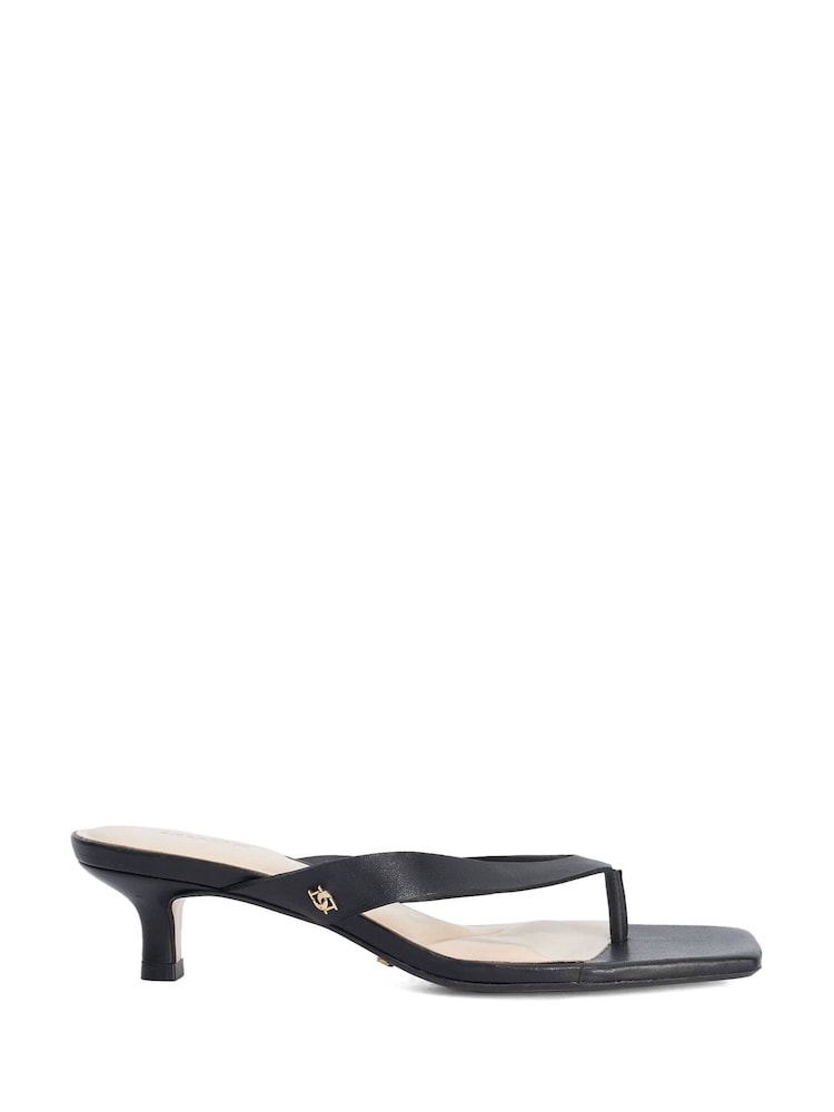 Dune London Black Manic Mules - Image 2 of 6