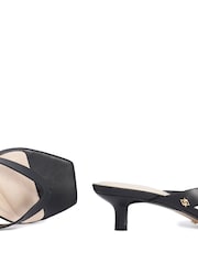 Dune London Black Manic Mules - Image 5 of 6