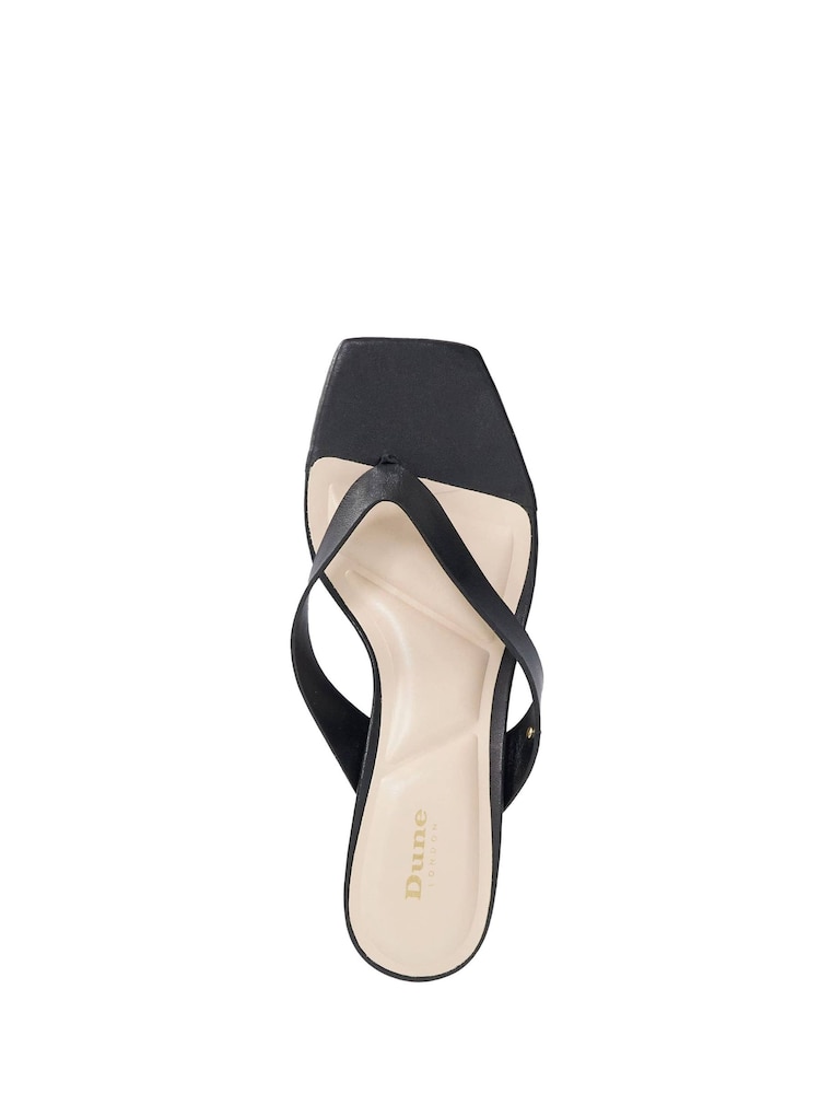 Dune London Black Manic Mules - Image 6 of 6
