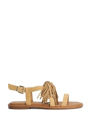 Dune London Brown Lysia Casual Sandals - Image 1 of 5