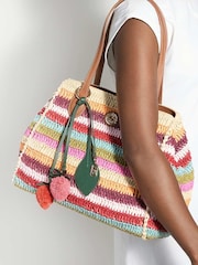 Dune London Red Devotedly Shopper Bag - Image 6 of 6