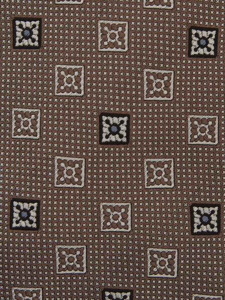Reiss Aurelio Silk-Blend Square Floral Medallion Tie - Imagen 5 de 5 Reiss Aurelio Silk-Blend Square Floral Medallion Tie - Imagen 5 de 5