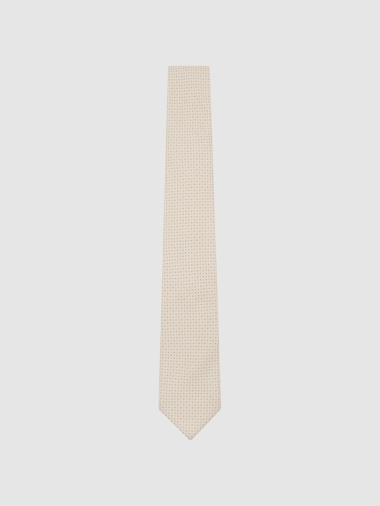 Reiss Ecru Ovale Ties - Image 2 of 5