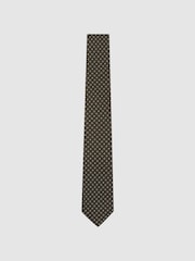 Reiss Khaki Green Silvio Ties - Image 2 of 5