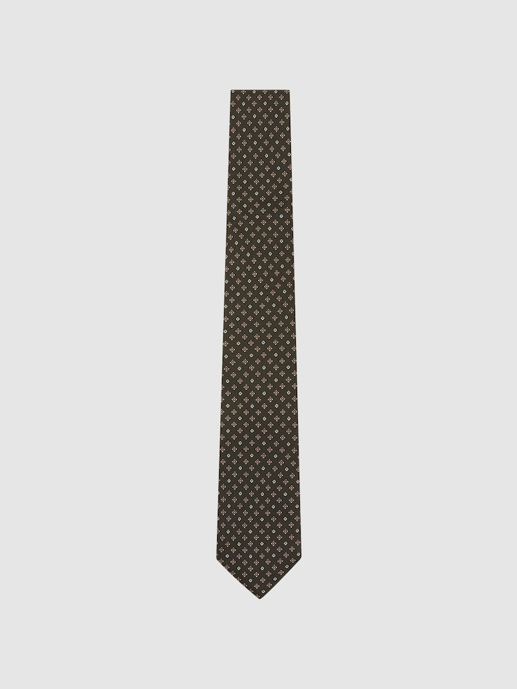 Reiss Khaki Green Silvio Ties - Image 2 of 5