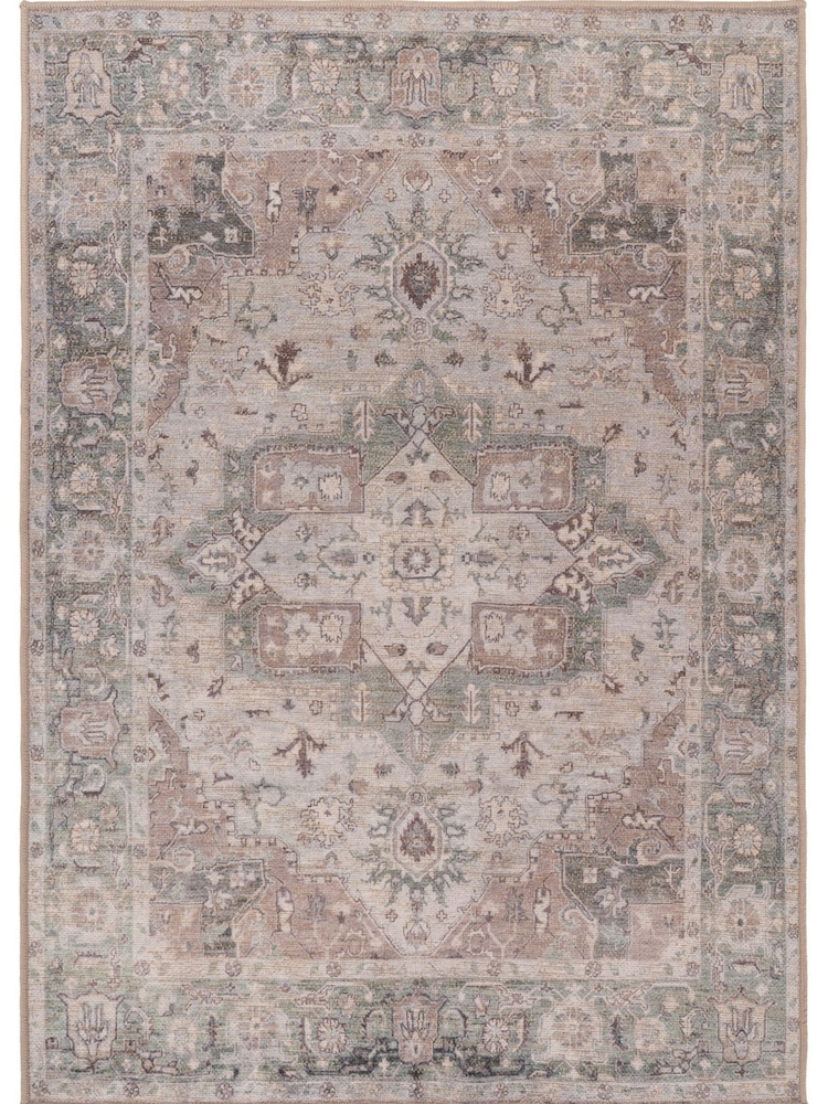 kukoon Green Washable Cova Vintage Jute Rug - Image 6 of 6