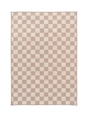 kukoon Beige Washable Noa Checkerboard Jute Rug - Image 6 of 6