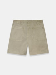 Mint Velvet Green Pleated Chino Utility Shorts - Image 8 of 8