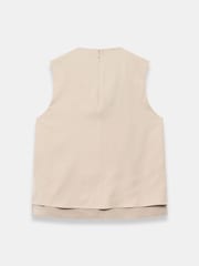 Mint Velvet Natural Cowl Neck Top - Image 8 of 8