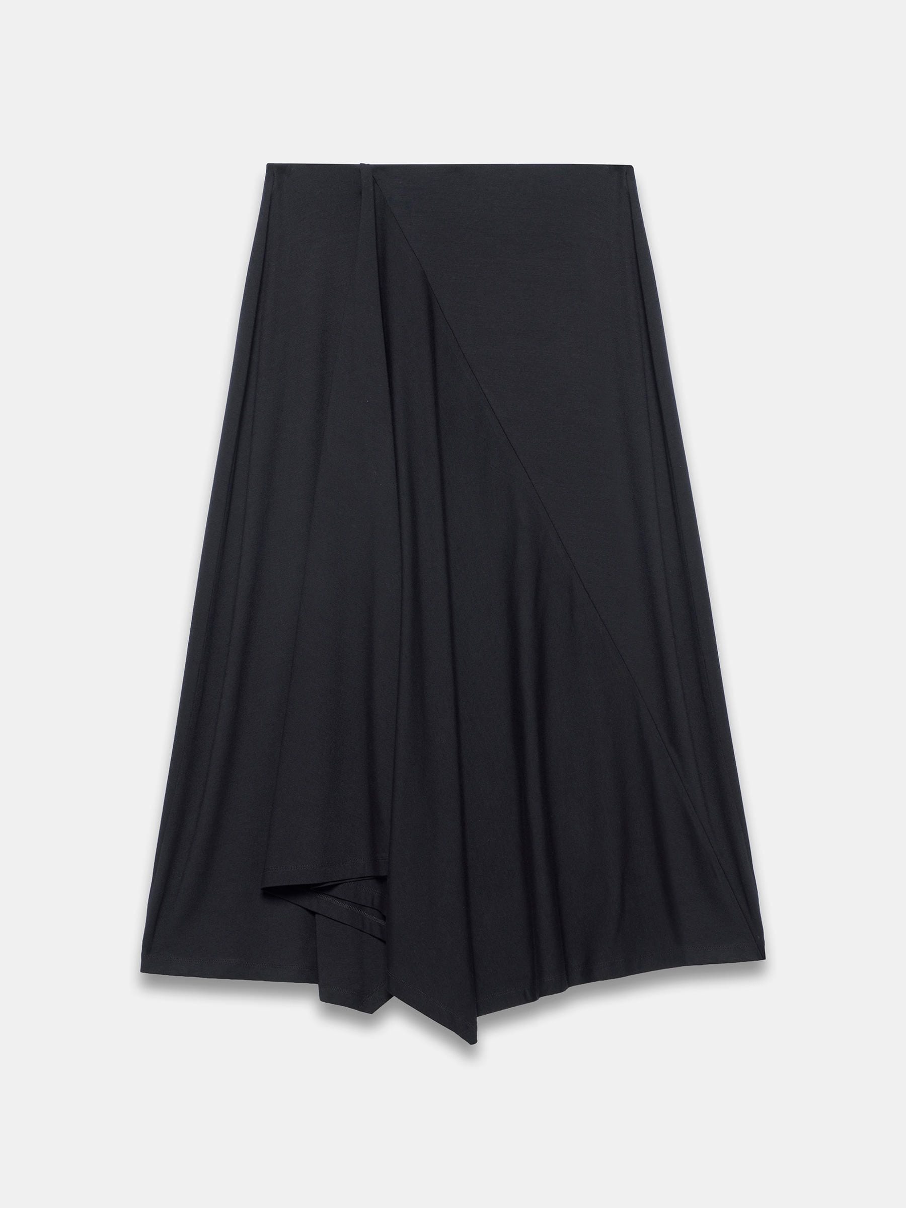 Buy Mint Velvet Black Jersey Asymmetric Skirt from the Next UK