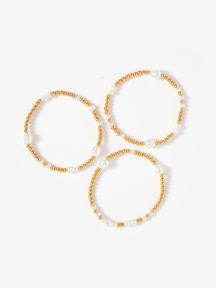 Mint Velvet Gold Tone Multi Friendship Bracelet - Image 2 of 4