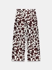 Mint Velvet Brown Floral Print Wide Leg Trousers - Image 6 of 6