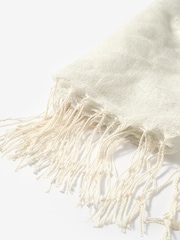 Mint Velvet White Cotton Sequin Cover-Up - Image 4 of 6