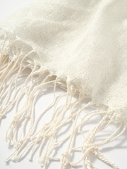 Mint Velvet White Cotton Sequin Cover-Up - Image 5 of 6