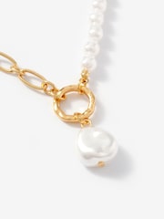 Mint Velvet Chain & Drop Necklace - Imagen 3 de 4