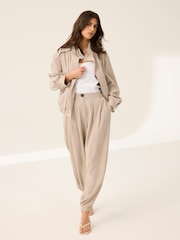 Mint Velvet Natural Balloon Trousers - Image 6 of 8