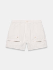 Mint Velvet White Utility Pocket Detail Denim Shorts - Image 6 of 7