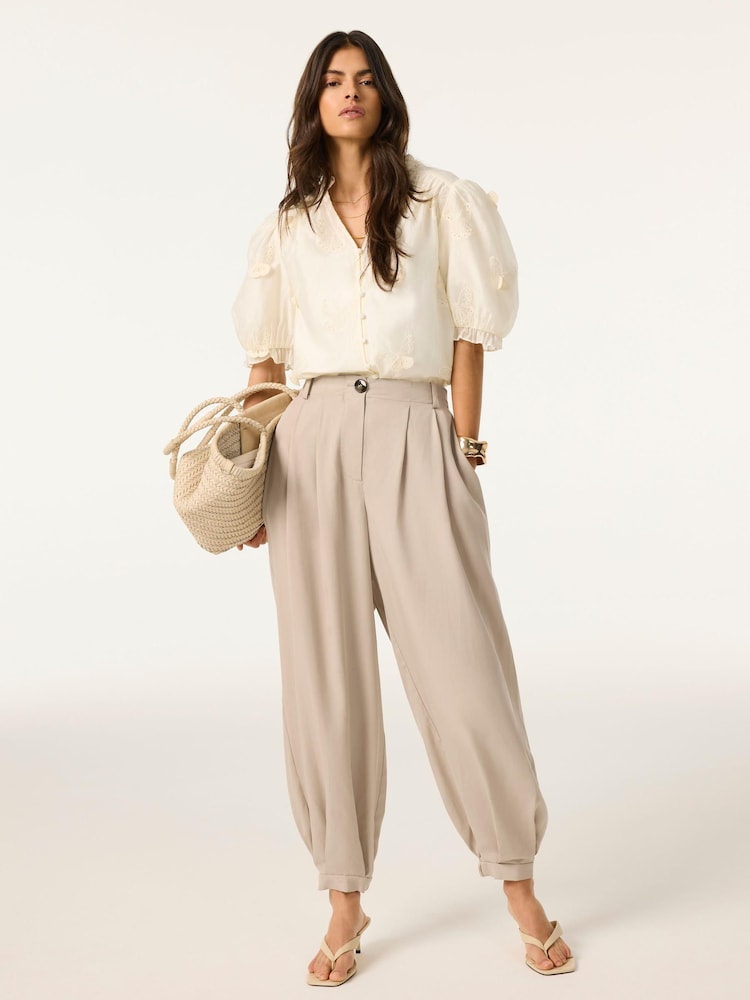 Mint Velvet White Butterfly Detail Blouse - Image 1 of 7