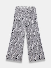 Mint Velvet Blue Leaf Print Wide Leg Trousers - Image 7 of 7