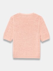 Mint Velvet Pink Cotton Blend Knit Top - Image 7 of 7