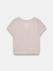 Mint Velvet Natural Metallic Knit Top - Image 7 of 7
