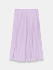 Пурпурный - Mint Velvet Linen Midi Skirt - Изображение 8 8