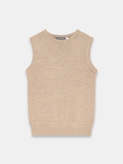 Mint Velvet Brown Cotton Blend Knit Top - Image 7 of 8