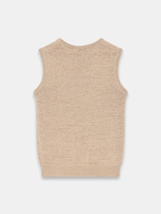 Mint Velvet Brown Cotton Blend Knit Top - Image 8 of 8