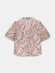 Mint Velvet Orange Floral Print Blouse - Image 7 of 7