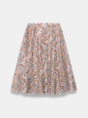 Mint Velvet Orange Floral Print Midi Skirt - Image 7 of 7