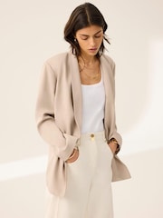 Mint Velvet Natural Single Breasted Blazer - Image 5 of 8